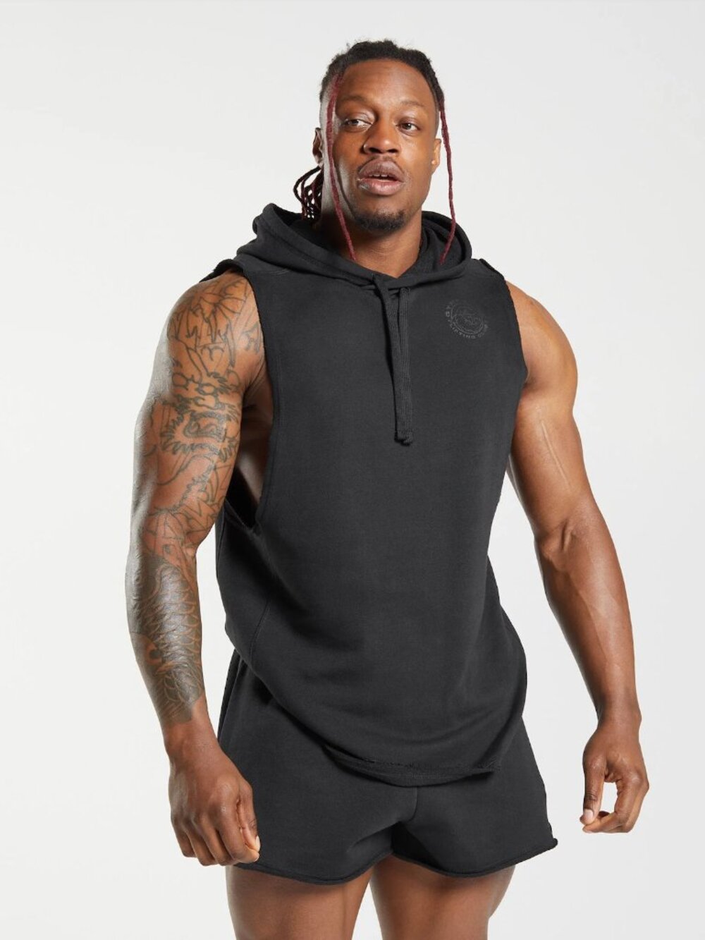 Gymshark Legacy Drop Arm Hoodie Black SS23 BNWT Men's Medium Sold Out